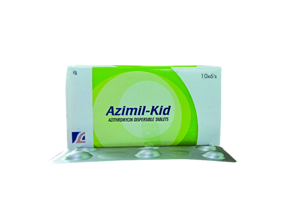 Azimil – Kid (Azithromycin 100mg Dispersible) – Giant Wave Pharma
