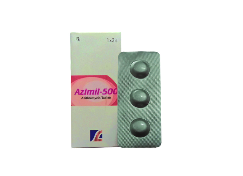 Azimil – 500 (Azithromycin 500mg) – Giant Wave Pharma